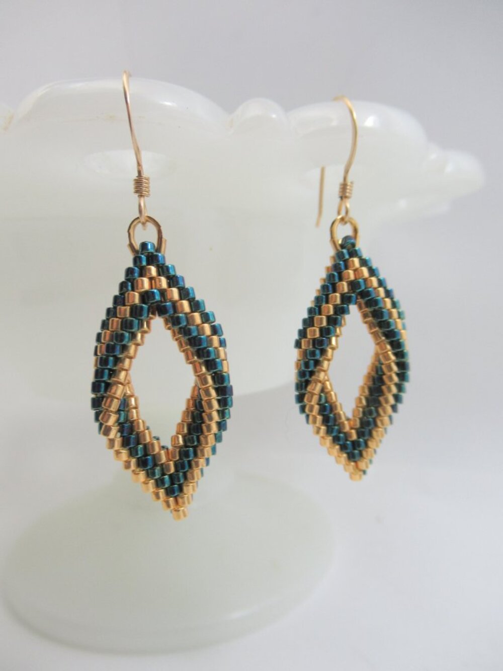 Twisted Peyote earrings